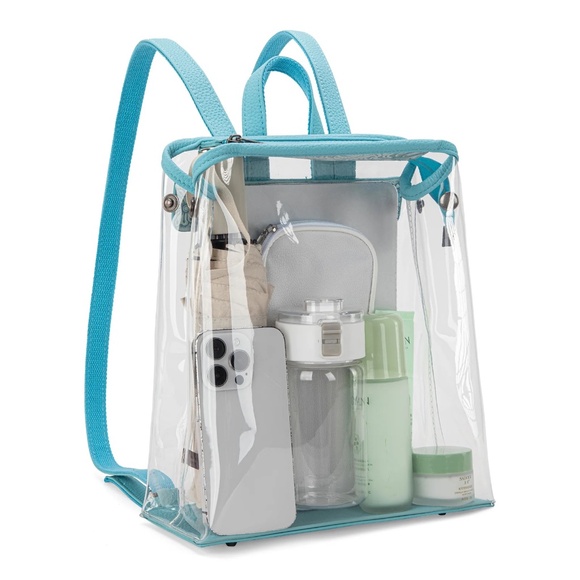 Montana West Western Clear Backpack- Turquoise main image 5